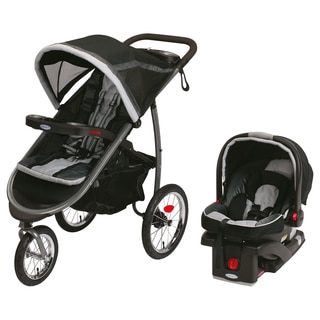 Graco Fastaction Fold Jogger Click Connect Travel System in Gotham