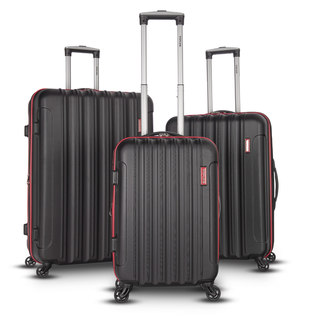 Topline 3-piece Expandable Hardside Spinner Luggage Set