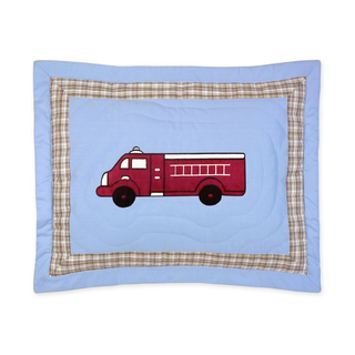 Sweet Jojo Designs Frankie's Firetruck Collection Standard Pillow Sham