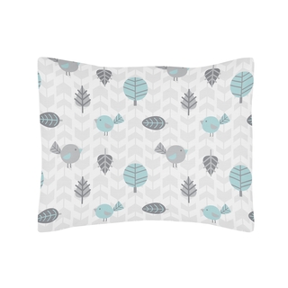 Sweet Jojo Designs Earth and Sky Collection Standard Pillow Sham