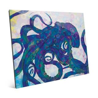 'Indigo Octopus' Acrylic Wall Art