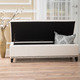 Isra Fabric Storage Ottoman Bench by Christopher Knight Home
