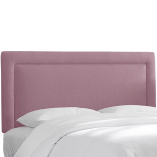 Skyline Furniture Lavender Polyester/Linen Border Headboard