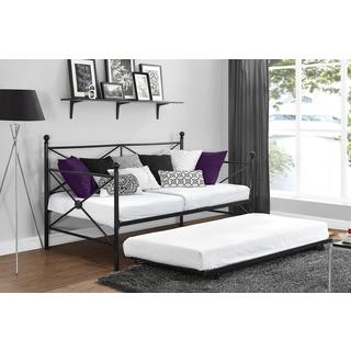 DHP Lubin Black Daybed and Trundle