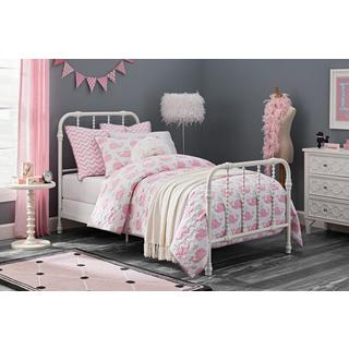 DHP Jenny Lind White Metal Twin Bed