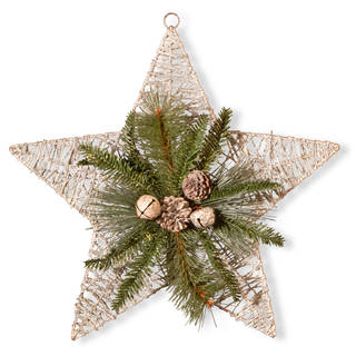 Multicolor Wire Frame 18-inch Indoor/Outdoor Holiday Star Decoration