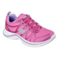 Girls' Skechers Swift Kicks Shimmie Up Sneaker Neon Pink/Lavender