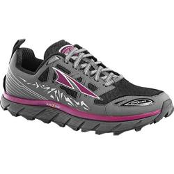 Women's Altra Footwear Lone Peak 3.0 Mid NeoShell Trail Running Shoe Gray/Purple