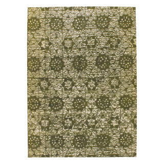 M.A.Trading Hand-woven Baltimore Green (2'x3')