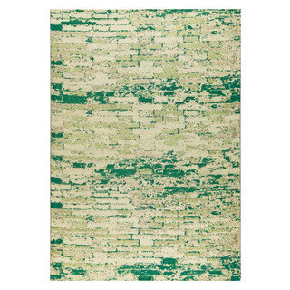 M.A.Trading Hand-woven Fargo White/Green (8'x10')