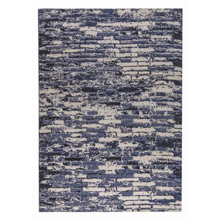 M.A.Trading Hand-woven Fargo Charcoal/Grey (5'x8')