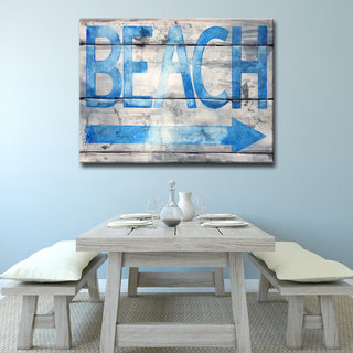 Ready2HangArt 'Beach that Way' by Norman Wyatt Jr. Canvas Art