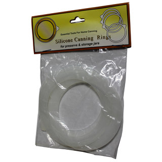 Harold Import Co. 9924 3-3/4" Silicone Canning Jar Gasket Ring Pack 4-count