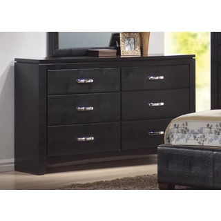 Coaster Furniture Dylan Faux Leather 6 Drawers Dresser (Black)