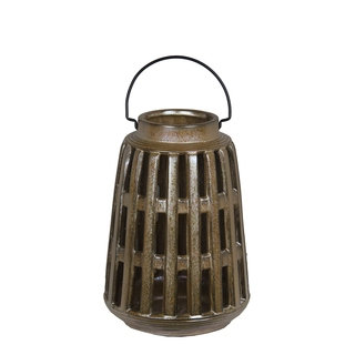 Privilege Brown Ceramic Large Lantern