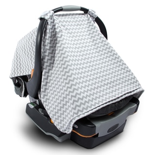 OxGord 2-in-1 Chevron Nursing Blanket/Scarf/Car Seat Cover