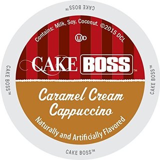 Cake Boss Indulgent Beverages Caramel Cream Cappuccino Keurig K-Cup Brewers Single-serve Cup Portion Pack