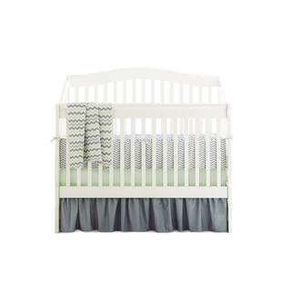 American Baby Company Sage Dreams Green and Grey Cotton 4-piece Crib Bedding Set