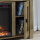 Ameriwood Home Farmington Heritage Light Pine 50-inch Media Fireplace - Thumbnail 8