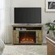 Ameriwood Home Farmington Heritage Light Pine 50-inch Media Fireplace - Thumbnail 4