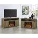 Ameriwood Home Farmington Heritage Light Pine 50-inch Media Fireplace - Thumbnail 9