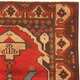 Herat Oriental Afghan Hand-knotted 1960s Semi-antique Tribal Balouchi Wool Rug (3' x 4'4) - Thumbnail 2