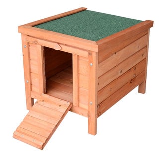 Pawhut Small Wooden Bunny Rabbit/ Guinea Pig House