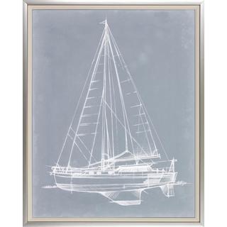 Yacht Sketches Framed Art Print