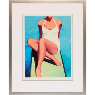 Classic Swimmer' Silver-framed Art Print