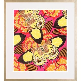 Butterfly Pattern Framed Art Print