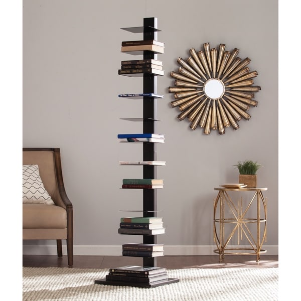 SEI Furniture Denargo Black Spine Bookshelf