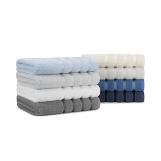 Viscose Stripe 6-Piece Towel Set by Briarwood Home