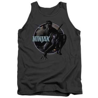 Ninjak/Crouching Ninjak Adult Tank in Charcoal