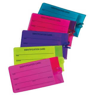 Travel Smart by Conair Jelly Luggage Tags Assorted Colors 2-count