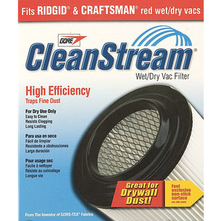 Shop Vac 903-61-00 CleanStream High Efficiency Wet & Dry Vac Cartridge Filter