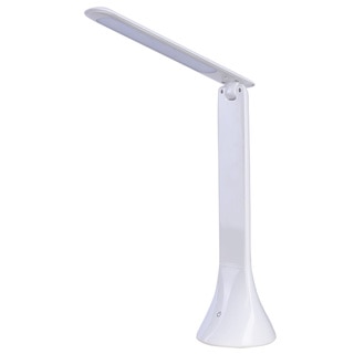 Tensor 20097-000 White 9.7-Inch Foldable LED Dimmable Rechargeable Desk Lamp
