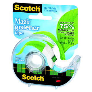 3M 123 3/4" X 600" Scotch Magic Greener Tape