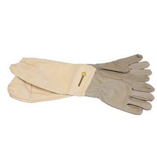 Bee Champions Beige Leather Protective Beekeeping Gloves (Pack of 3)