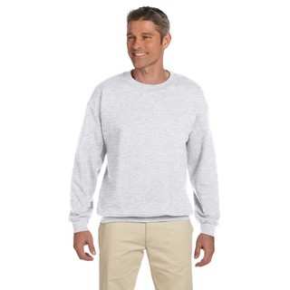 50/50 Fleece Men's Crew-Neck Ash Sweater