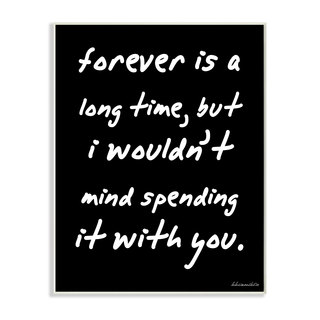 lulusimonSTUDIO 'Forever Is a Long Time' Wall Plaque Art