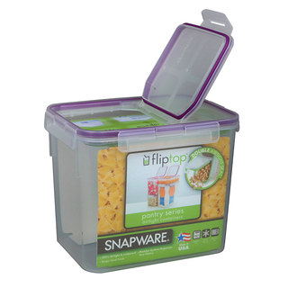 Snapware 1098425 17 Cup Medium Flip Top? Rectangle Storage Container
