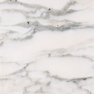 Calcatta Verde White Marble 18-inch x 18-inch x 3/8-inch Polished and Beveled Tiles