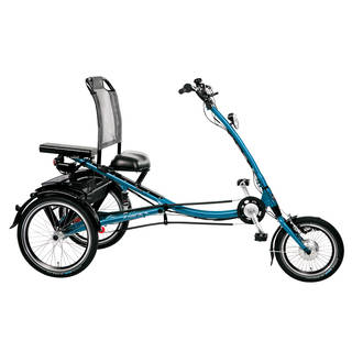 PFIFF Scooter Trike L Electric Adult Tricycle, 16 and 20 inch wheels, Asmann motor, Blue