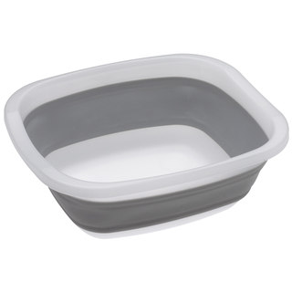 Progressive CDT-1 10 Quart Medium Grey & White Collapsible Tub