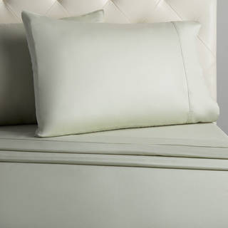 Grand Luxe Egyptian Cotton Sateen 300 Thread Count Solid Deep Pocket Cal-King Size Sheet Set in Taupe (As Is Item)