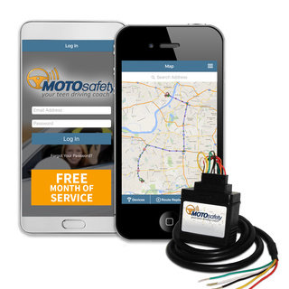 MOTOsafety Wired Teen Driving Coach Vehicle Monitoring System MWAAS1P1 with Free Month of 3G GPS Service