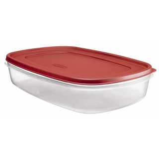 Rubbermaid 24 Cup Rectangle Easy Find Lid Food Storage Container