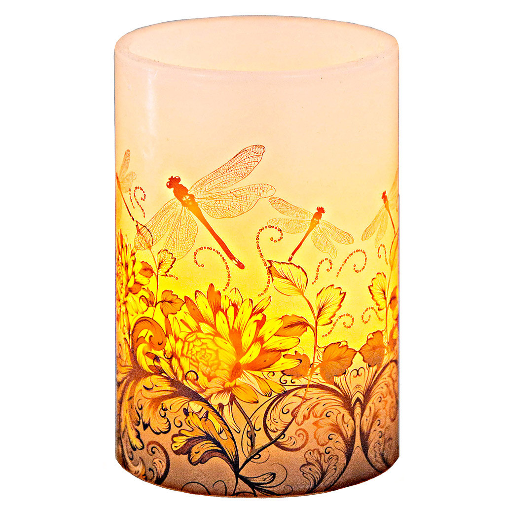 Talking Parrots 6-inch High LED Flameless Candle
