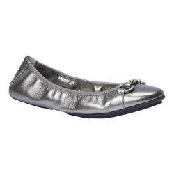 Women's Me Too Legend Ballet Flat Pewter Leather/Enamel Bit