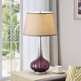 Mulberry 30-inch Fluted Glass Table Lamp